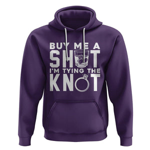 Bachelor Party Hoodie Buy Me A Shot I'm Tying The Knot TS02 Purple Printyourwear