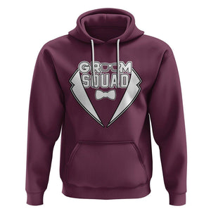 Bachelor Party Hoodie Groom Squad TS02 Maroon Printyourwear