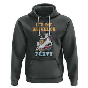 Bachelor Party Hoodie It's My Bachelor Party TS02 Dark Heather Printyourwear