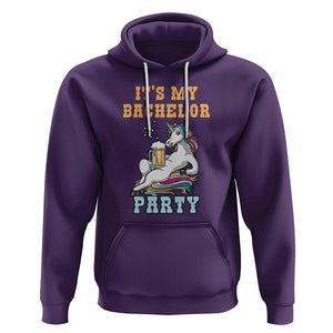 Bachelor Party Hoodie It's My Bachelor Party TS02 Purple Printyourwear