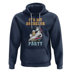 Bachelor Party Hoodie It's My Bachelor Party TS02 Navy Printyourwear