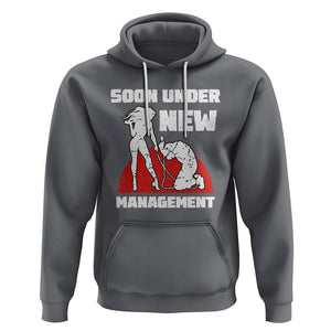 Bachelor Party Hoodie Soon Under New Management TS02 Charcoal Printyourwear