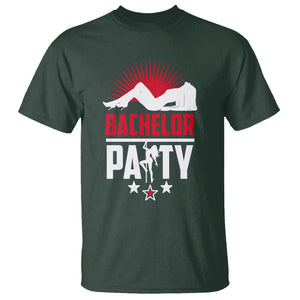 Bachelor Party T Shirt Bachelor Party TS02 Dark Forest Green Printyourwear