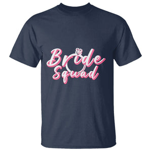 Bachelor Party T Shirt Bride Squad TS02 Navy Printyourwear