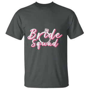 Bachelor Party T Shirt Bride Squad TS02 Dark Heather Printyourwear