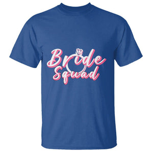 Bachelor Party T Shirt Bride Squad TS02 Royal Blue Printyourwear