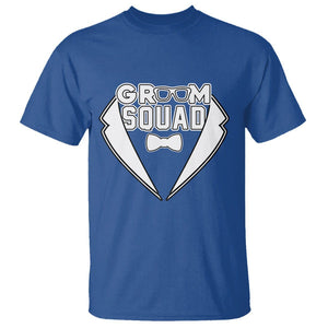 Bachelor Party T Shirt Groom Squad TS02 Royal Blue Printyourwear