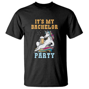 Bachelor Party T Shirt It's My Bachelor Party TS02 Black Printyourwear