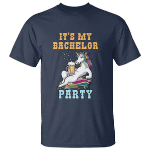 Bachelor Party T Shirt It's My Bachelor Party TS02 Navy Printyourwear