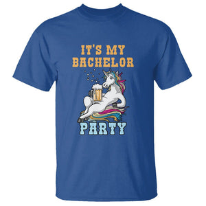 Bachelor Party T Shirt It's My Bachelor Party TS02 Royal Blue Printyourwear