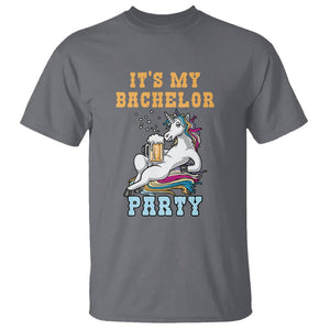 Bachelor Party T Shirt It's My Bachelor Party TS02 Charcoal Printyourwear