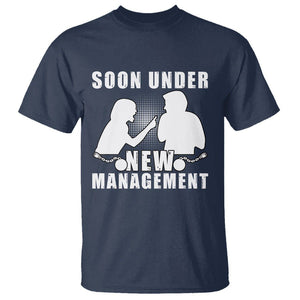 Bachelor Party T Shirt Soon Under New Management TS02 Navy Printyourwear