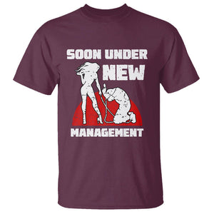 Bachelor Party T Shirt Soon Under New Management TS02 Maroon Printyourwear