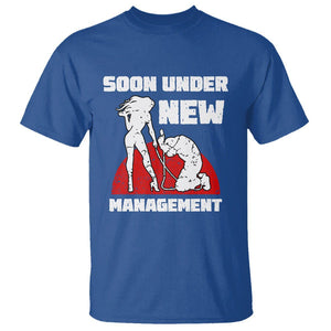 Bachelor Party T Shirt Soon Under New Management TS02 Royal Blue Printyourwear