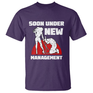 Bachelor Party T Shirt Soon Under New Management TS02 Purple Printyourwear