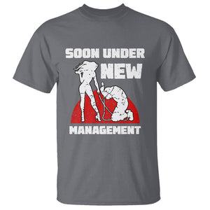 Bachelor Party T Shirt Soon Under New Management TS02 Charcoal Printyourwear