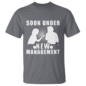 Bachelor Party T Shirt Soon Under New Management TS02 Charcoal Printyourwear