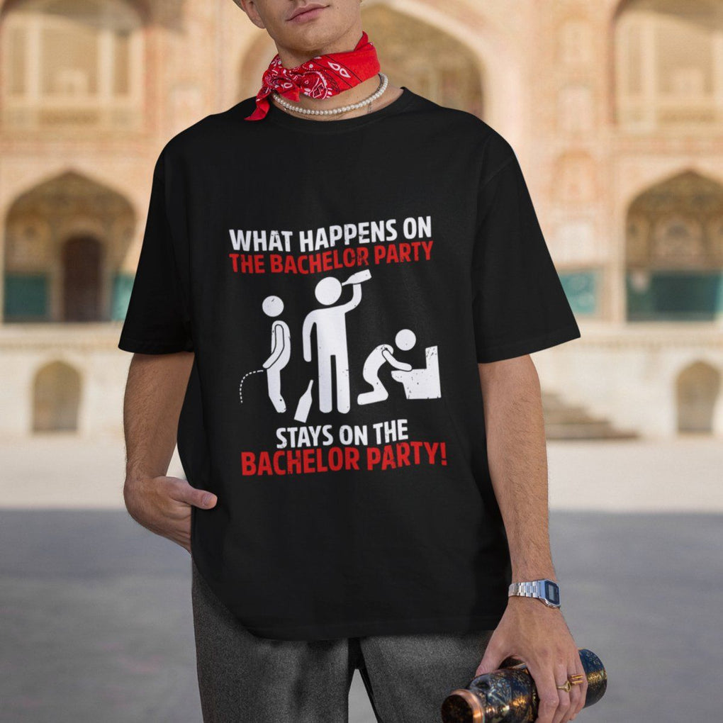 Bachelor Party T Shirt What Happens On The Bachelor Party Stays On The Bachelor Party TS02 Printyourwear