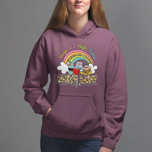 Back School Hugs & High Fives Lunch Lady Life Appreciation Hoodie TS02 Maroon Printyourwear