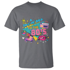 Back To 80s T Shirt Retro Vintage 80's Eighties Costume Party TS11 Charcoal Print Your Wear