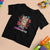 Cute Kindergarten Cat T Shirt For Kid Hello Kinder 1st Day Of School TS02 Black Printyourwear