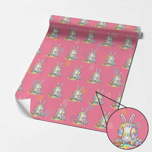 Baseball Easter Drip Ice Cream Sprinkles Egg Gift Wrapping Paper Roll TS14 Pink Print Your Wear