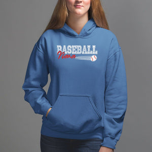 Baseball Mom Hoodie I'm Not Yelling This is My Baseball Nana Voice TS09 Royal Blue Printyourwear