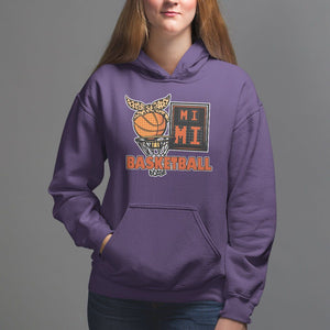 Basketball Mimi Bandana Leopard Mother's Day Hoodie TS09 Purple Printyourwear