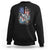 Bass Fishing Sweatshirt Fish Hook American Flag Angling Fisherman TS02 Black Print Your Wear