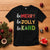 Be Merry Be Jolly Be Kind Christmas Tree Xmas Decor T Shirt TS09 Black Printyourwear