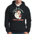 Be Nice To The Teacher Santa Is Watching Retro Groovy Christmas Hoodie TS02 Black Printyourwear