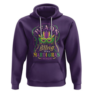 Beads And Bling It's A Mardi Gras Thing Hoodie TS09 Purple Printyourwear