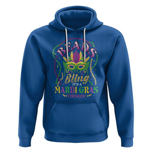 Beads And Bling It's A Mardi Gras Thing Hoodie TS09 Royal Blue Printyourwear