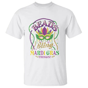 Beads And Bling It's A Mardi Gras Thing T Shirt TS09 White Printyourwear