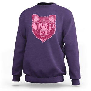 Bear Mom Era Sweatshirt Mother's Day Cool Mom Club Pink Mama TS02 Purple Printyourwear