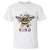 Bee Autism Awareness T Shirt Be Kind Bumblebee Spectrum Ribbon Puzzle Piece TS02 White Printyourwear