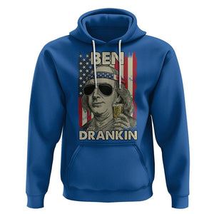 Benjamin Franklin Hoodie Ben Drankin' Funny 4th Of July TS02 Royal Blue Printyourwear