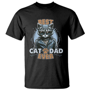 Best Cat Dad Ever T Shirt Cool Cat Lovers Father's Day TS02 Black Print Your Wear