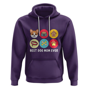 Best Dog Mom Ever Hoodie Pet Owner Life TS02 Purple Printyourwear