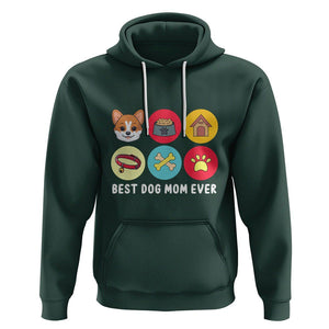 Best Dog Mom Ever Hoodie Pet Owner Life TS02 Dark Forest Green Printyourwear