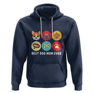 Best Dog Mom Ever Hoodie Pet Owner Life TS02 Navy Printyourwear