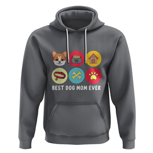 Best Dog Mom Ever Hoodie Pet Owner Life TS02 Charcoal Printyourwear