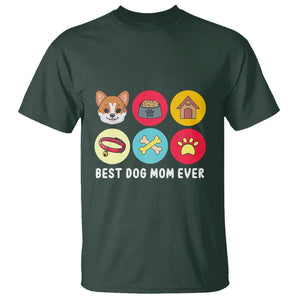 Best Dog Mom Ever T Shirt Pet Owner Life TS02 Dark Forest Green Printyourwear