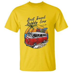 Best Travel Buddy Ever T Shirt Vintage Beach Van Summer Vacation TS11 Daisy Print Your Wear