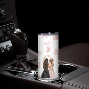 Bestie Skinny Tumbler We'll Be Friends Until We're Old And Senile Then We'll Be New Best Friends TB10 Print Your Wear