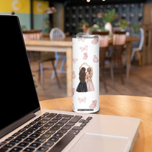 Bestie Skinny Tumbler We'll Be Friends Until We're Old And Senile Then We'll Be New Best Friends TB10 Print Your Wear