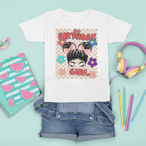 Birthday Girl T Shirt For Kid Retro Celebrate Birthday Party For Cute Girls Kids TS02 Printyourwear