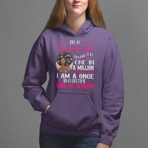 Birthday Hoodie I'm A November Girl Black Women TS09 Purple Printyourwear