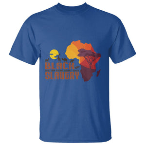 Black History Didn't Start With Slavery T Shirt TS09 Royal Blue Printyourwear