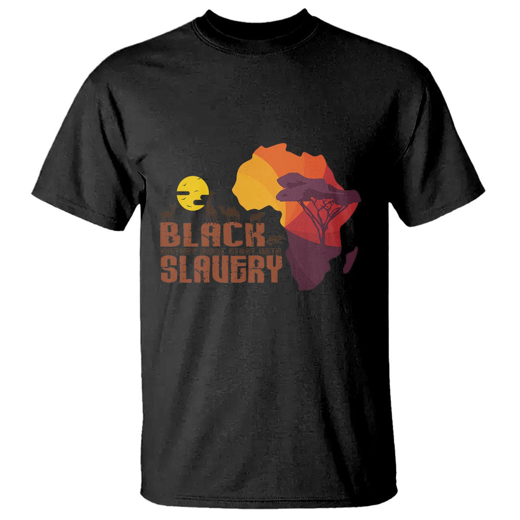 Black History Didn't Start With Slavery T Shirt TS09 Black Printyourwear